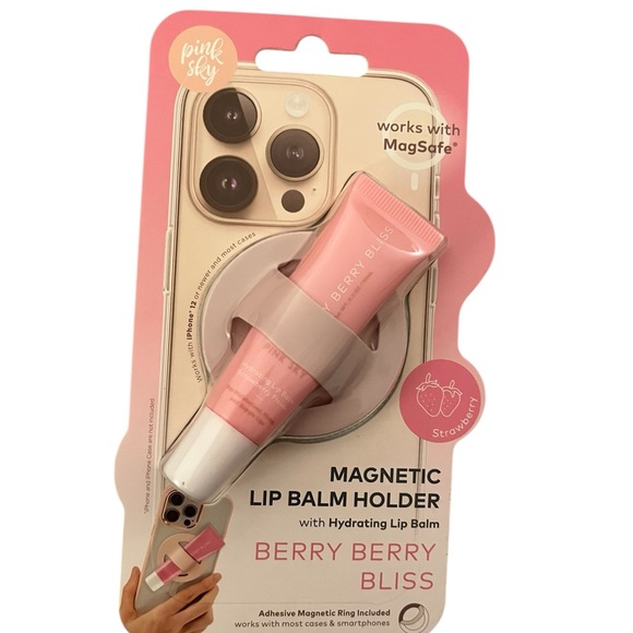 Other - Pink Magnetic Lip Balm Holder